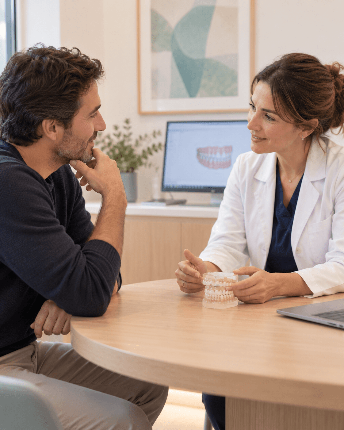 Consultation orthodontique adulte